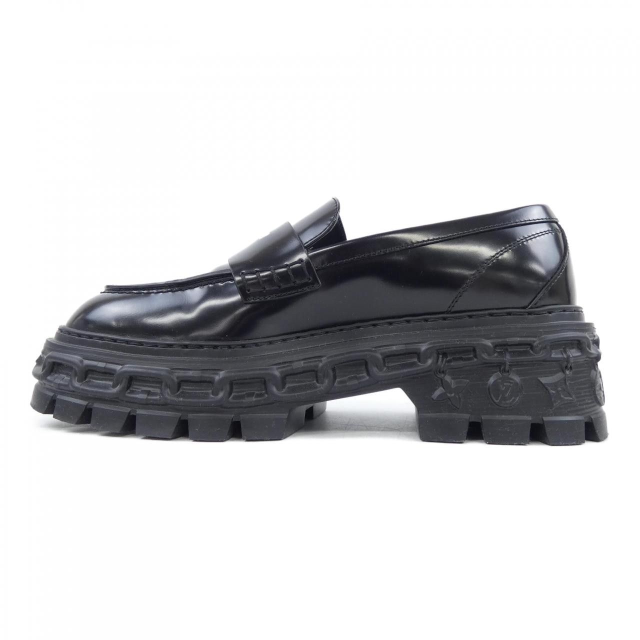 Louis Vuitton Louis Vuitton Louis Vuitton LV Record Line Glazed Calf Loafers Leather Shoes DUTY FREE for USA Size ONE SIZE - 2 Thumbnail