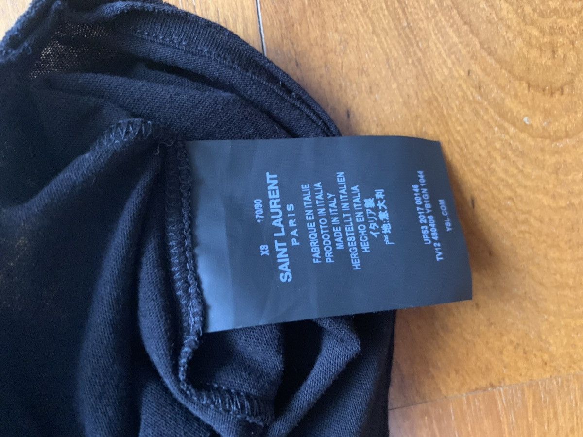 Saint Laurent Paris Saint Laurent Logo Tee Size US XS / EU 42 / 0 - 3 Thumbnail