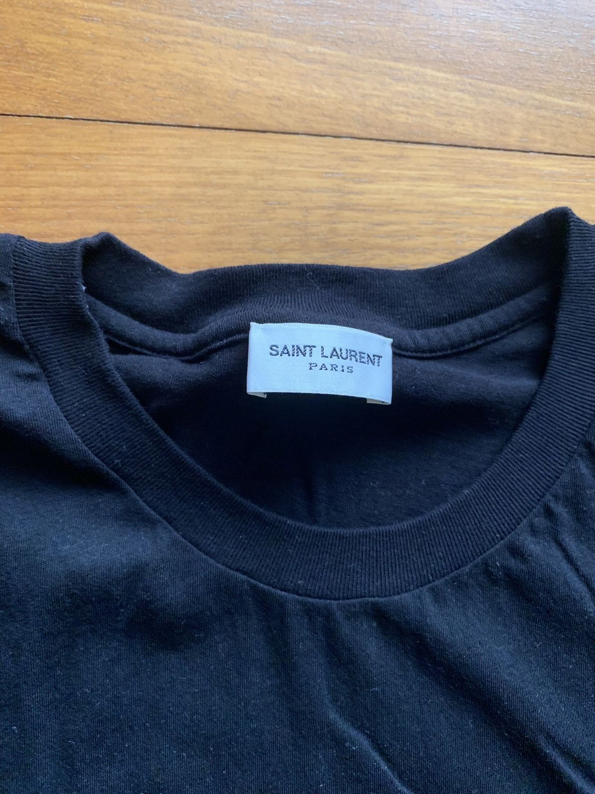Saint Laurent Paris Saint Laurent Logo Tee Size US XS / EU 42 / 0 - 2 Thumbnail