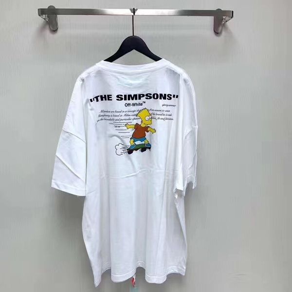 Off-White Off white bart Simpson t-shirt | Grailed