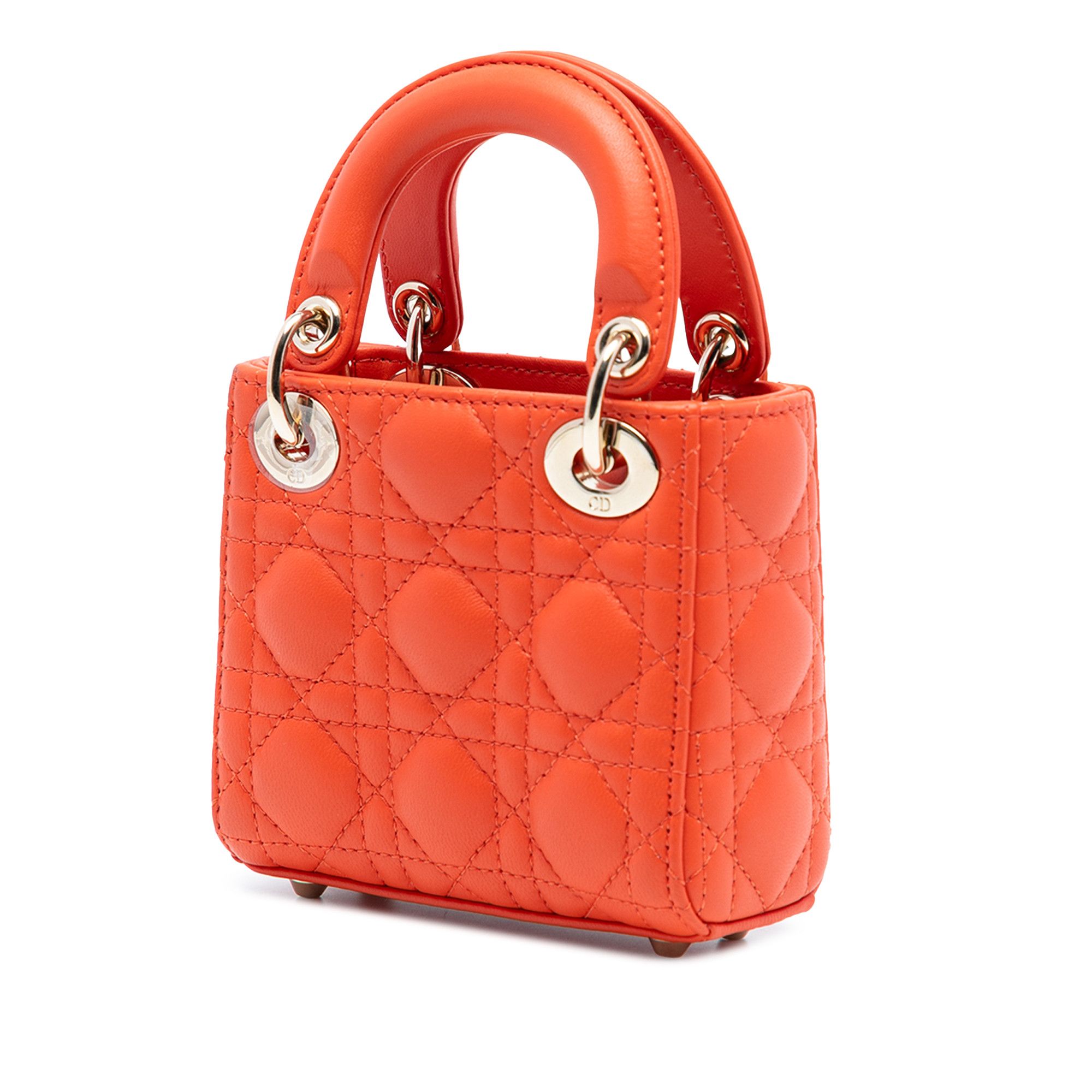Dior Dior Micro Lambskin Cannage Lady Dior Size ONE SIZE - 2 Thumbnail