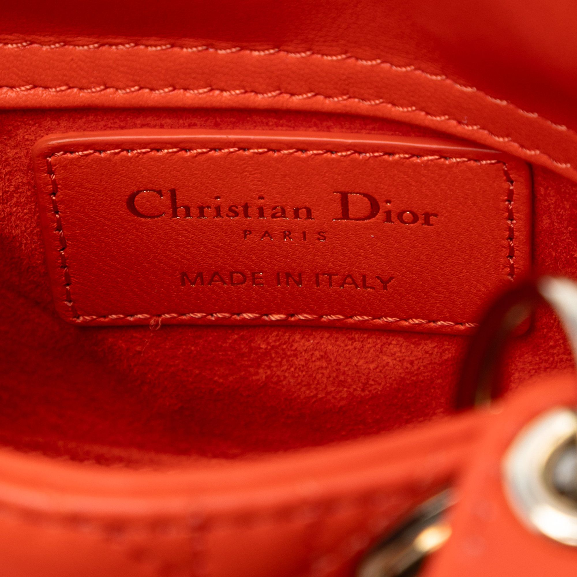 Dior Dior Micro Lambskin Cannage Lady Dior Size ONE SIZE - 5 Thumbnail