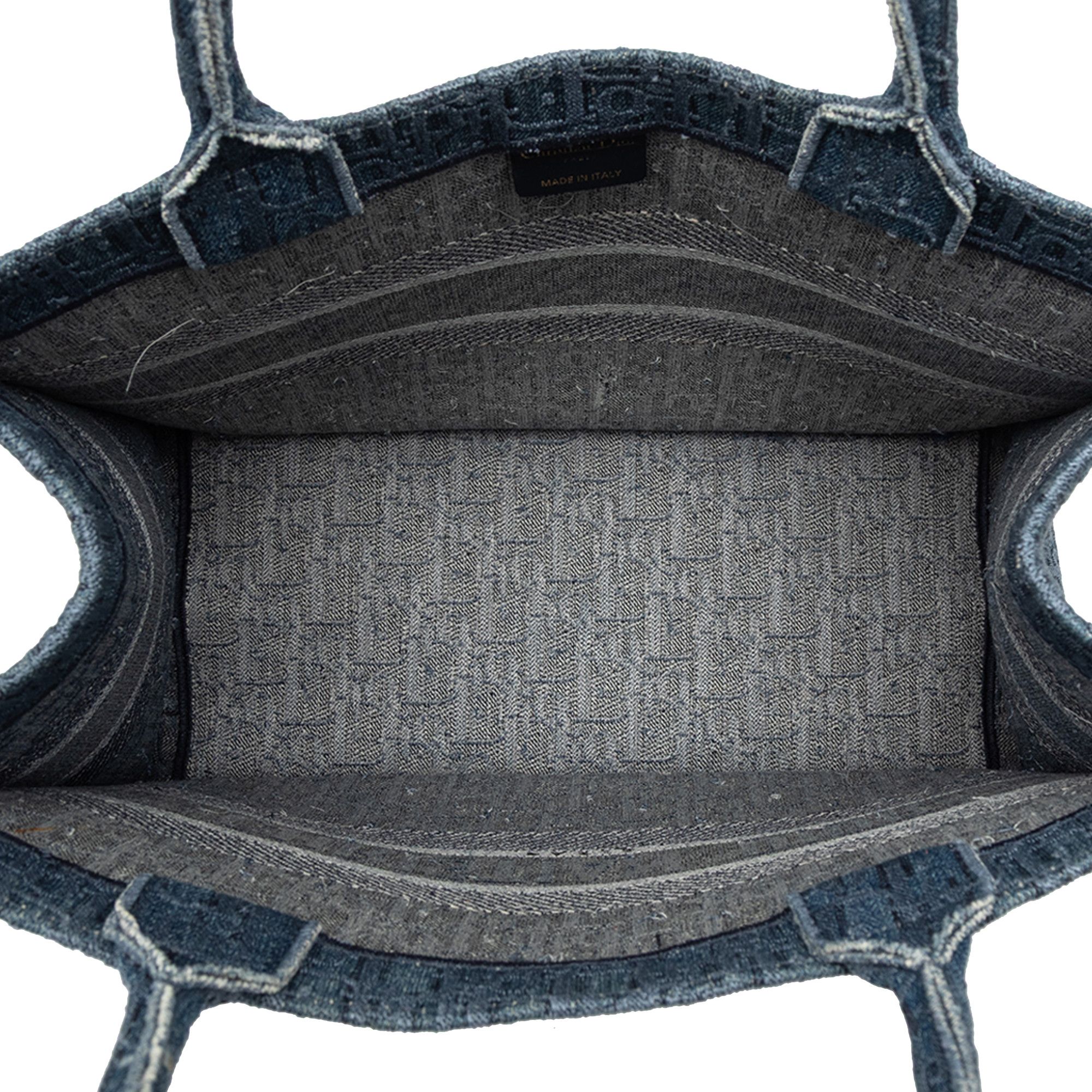 Dior Dior Medium Oblique Denim Book Tote Size ONE SIZE - 4 Thumbnail