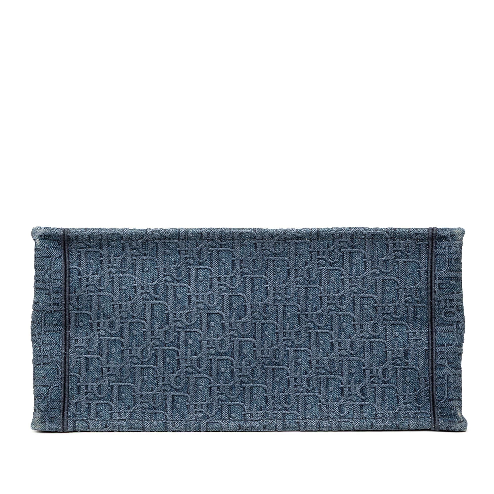 Dior Dior Medium Oblique Denim Book Tote Size ONE SIZE - 3 Thumbnail