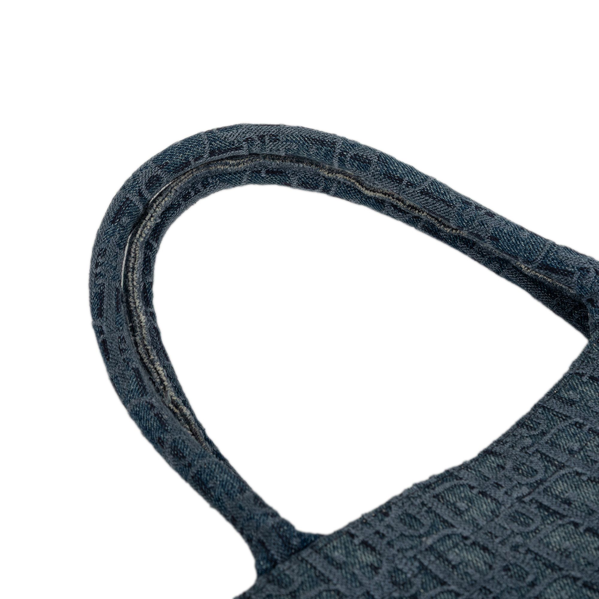 Dior Dior Medium Oblique Denim Book Tote Size ONE SIZE - 7 Thumbnail