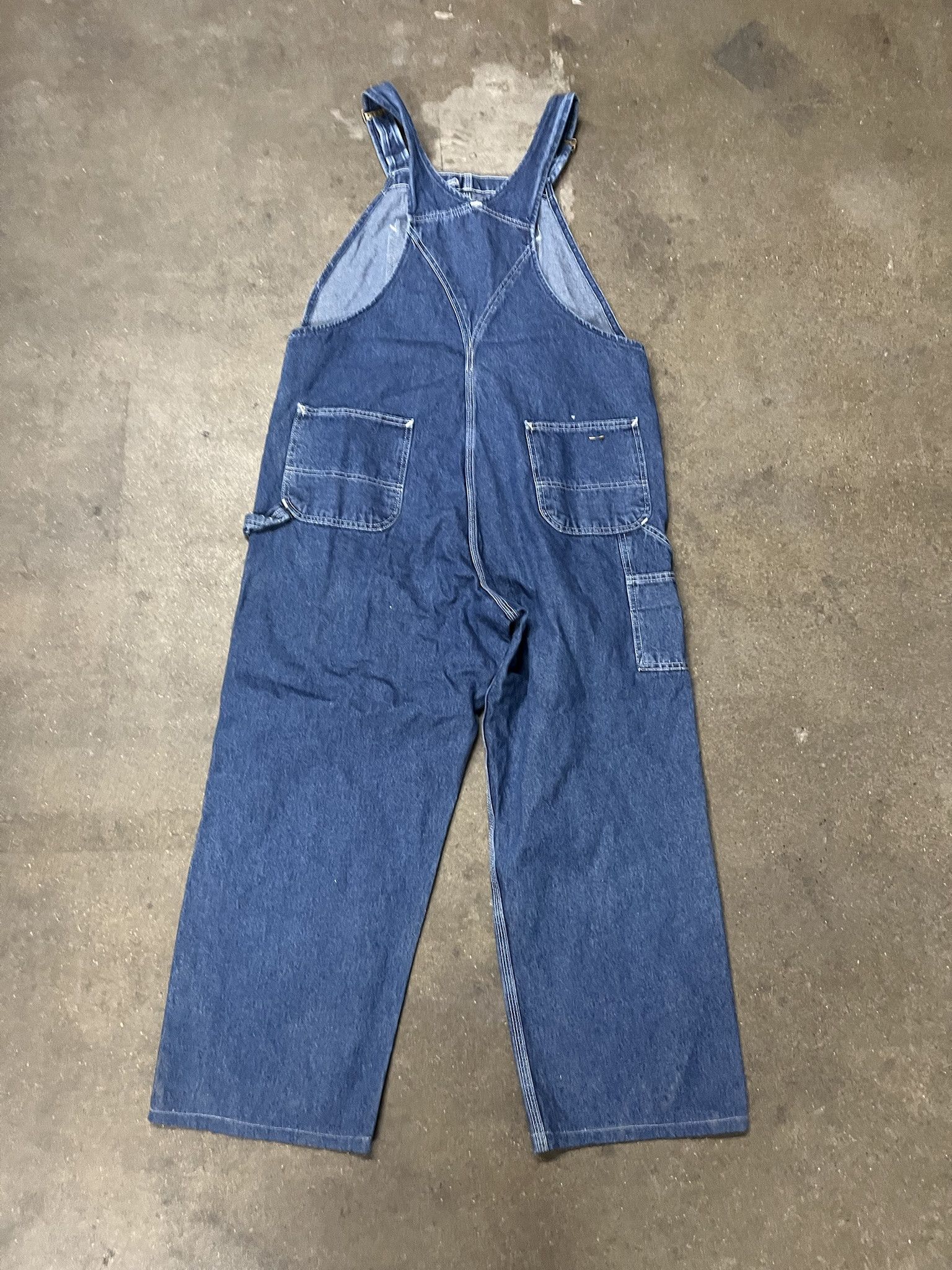 Carhartt Vintage 1990s Carhartt Blue Denim Overall Size 40x32 Size US 40 / EU 56 - 5 Thumbnail