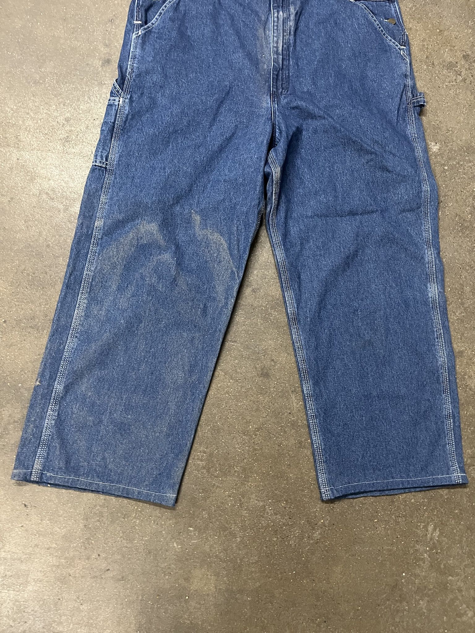 Carhartt Vintage 1990s Carhartt Blue Denim Overall Size 40x32 Size US 40 / EU 56 - 3 Thumbnail