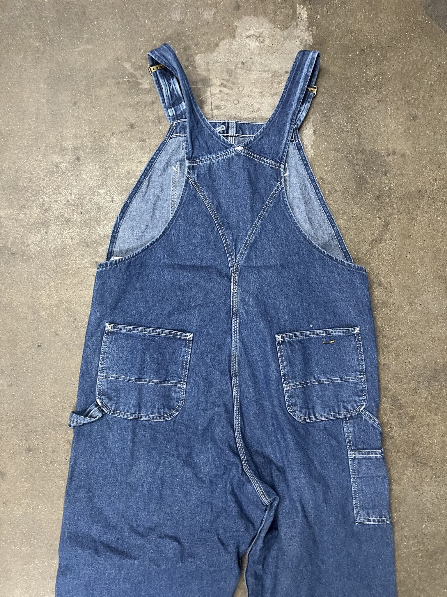 Carhartt Vintage 1990s Carhartt Blue Denim Overall Size 40x32 Size US 40 / EU 56 - 6 Thumbnail