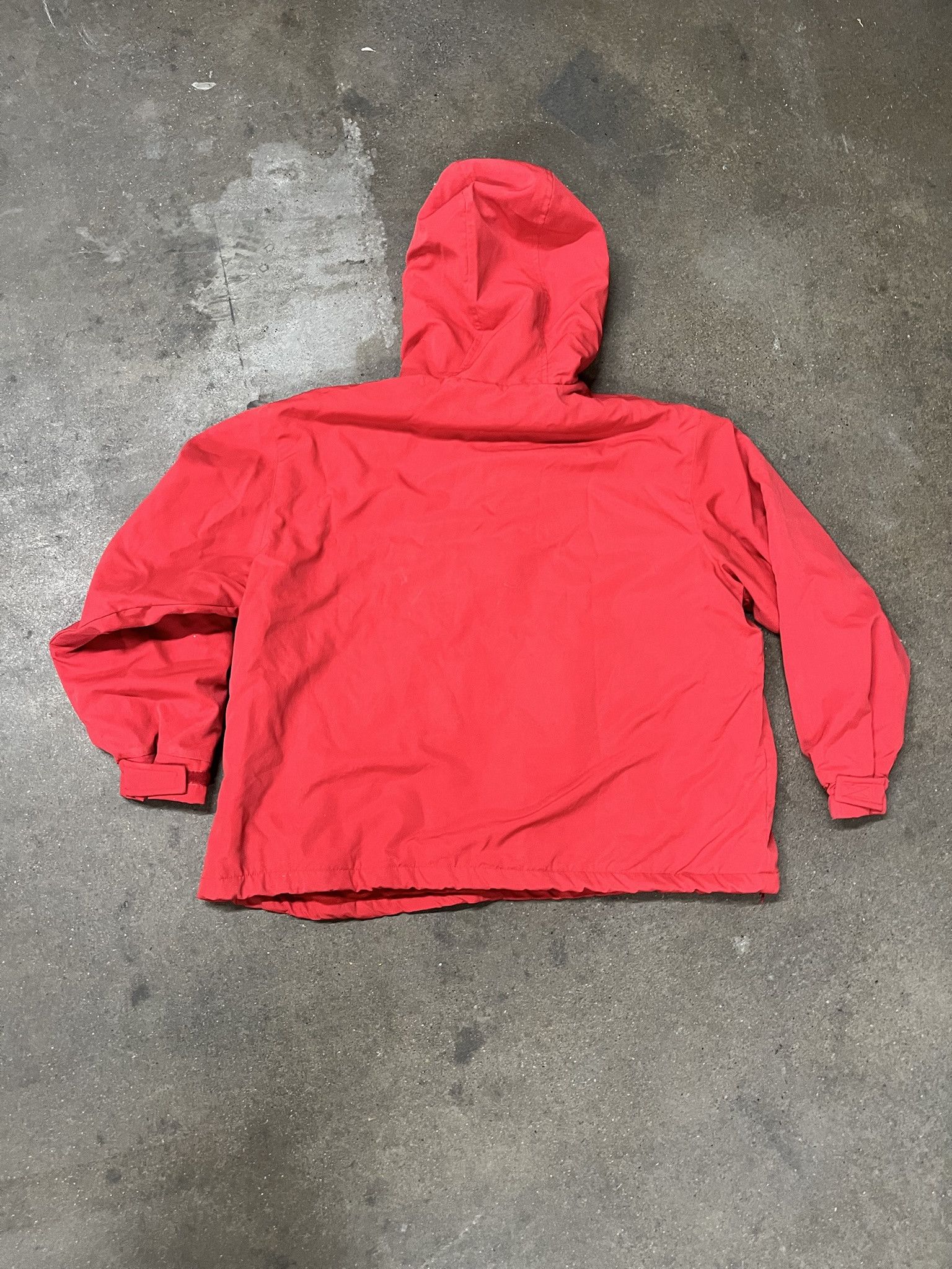 Vintage Vintage 1990s Polo ralph lauren Red Fleece Lined Anorak Jscket Size M Size US M / EU 48-50 / 2 - 4 Thumbnail