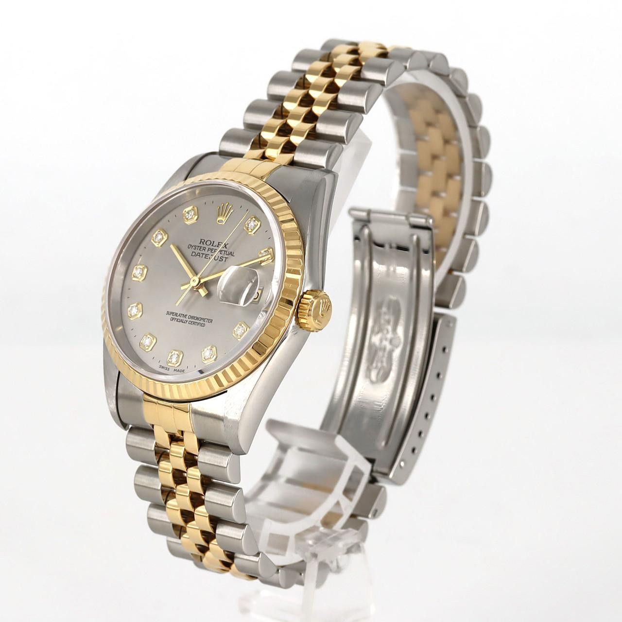 Rolex Rolex Datejust Stainless Steel x Yellow Gold Metal Automatic 16233G DUTY FREE for USA