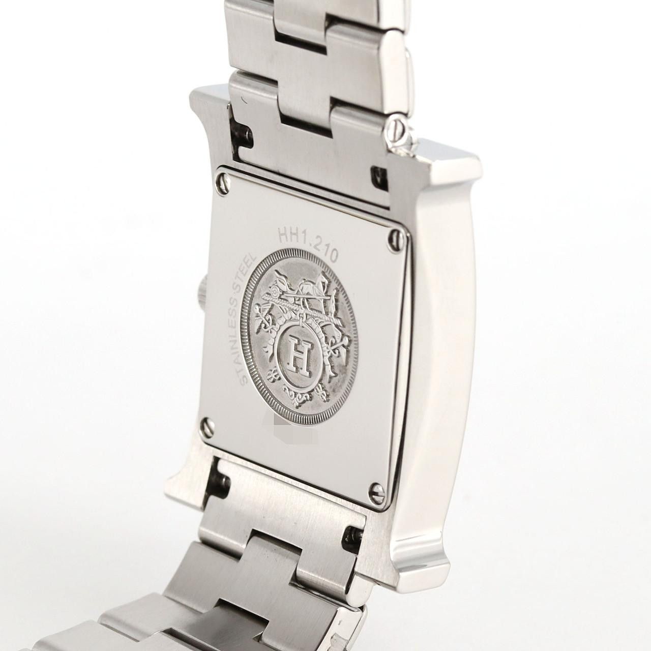 Hermes Hermes Hermès H Watch HH1.210 Stainless Steel Watch Metal Quartz DUTY FREE for USA Size ONE SIZE - 8 Thumbnail