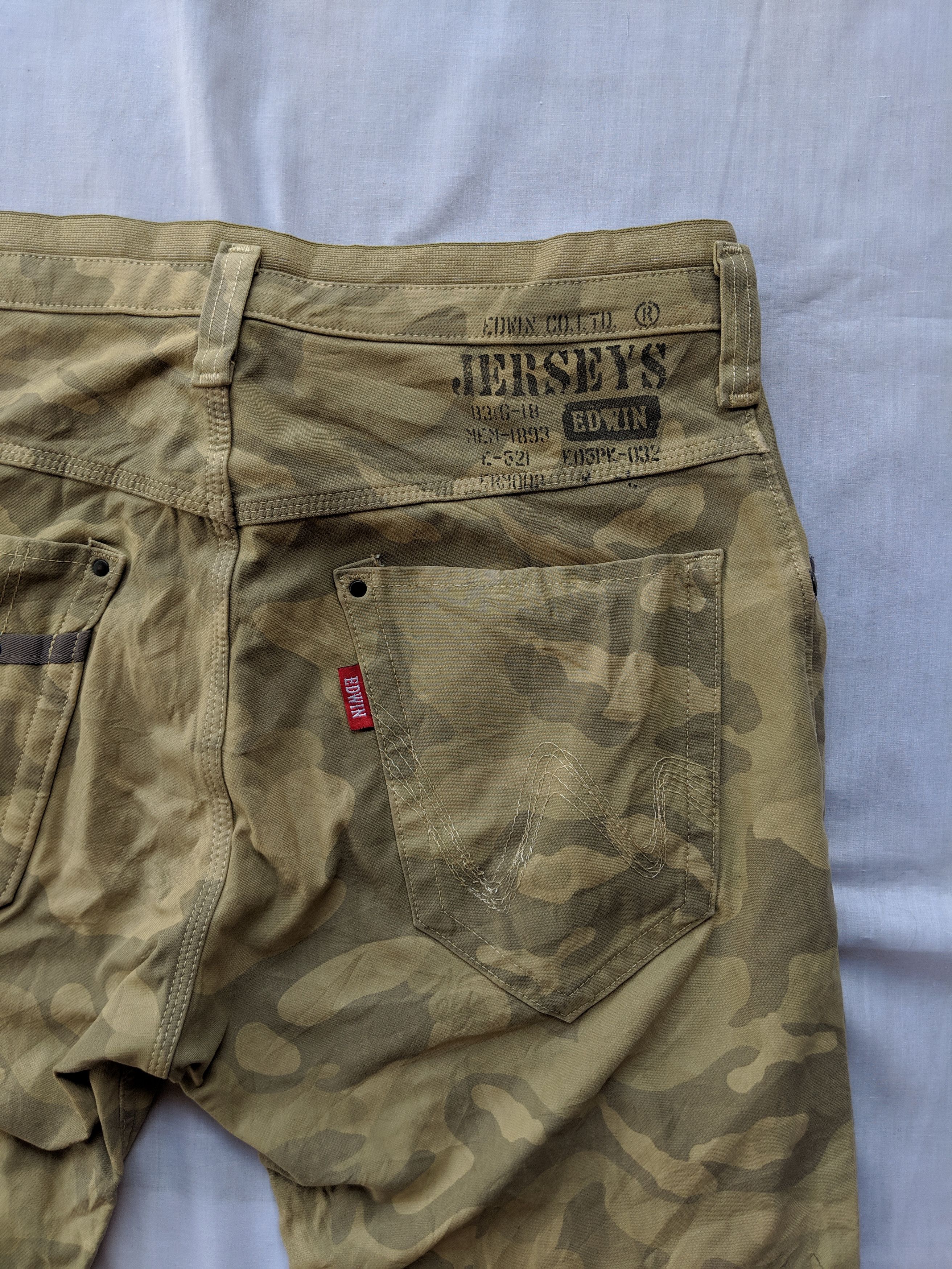 Edwin Utility army camo pants edwin/comme des garcon/A bathing ape/undercover Size US 35 - 3 Thumbnail