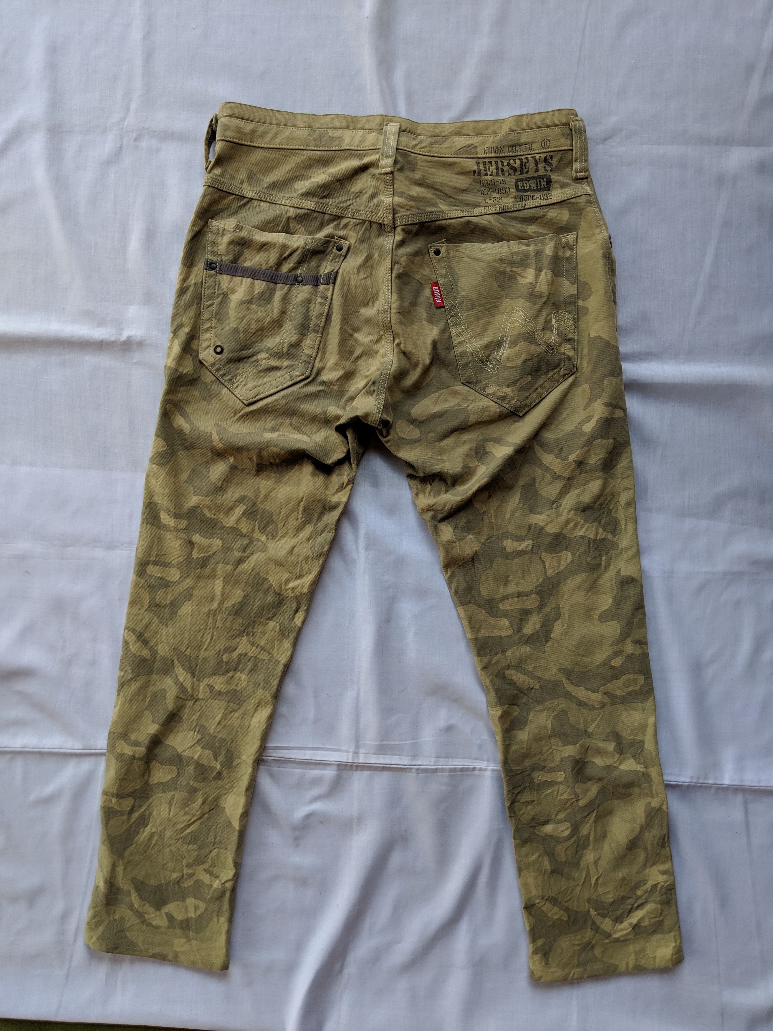 Edwin Utility army camo pants edwin/comme des garcon/A bathing ape/undercover Size US 35 - 2 Thumbnail