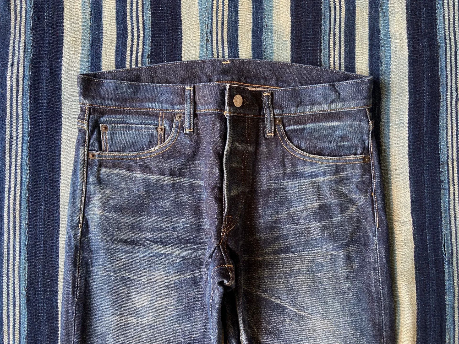 Japanese Brand vintage washed denim trousers by brand & co Size US 31 - 4 Thumbnail
