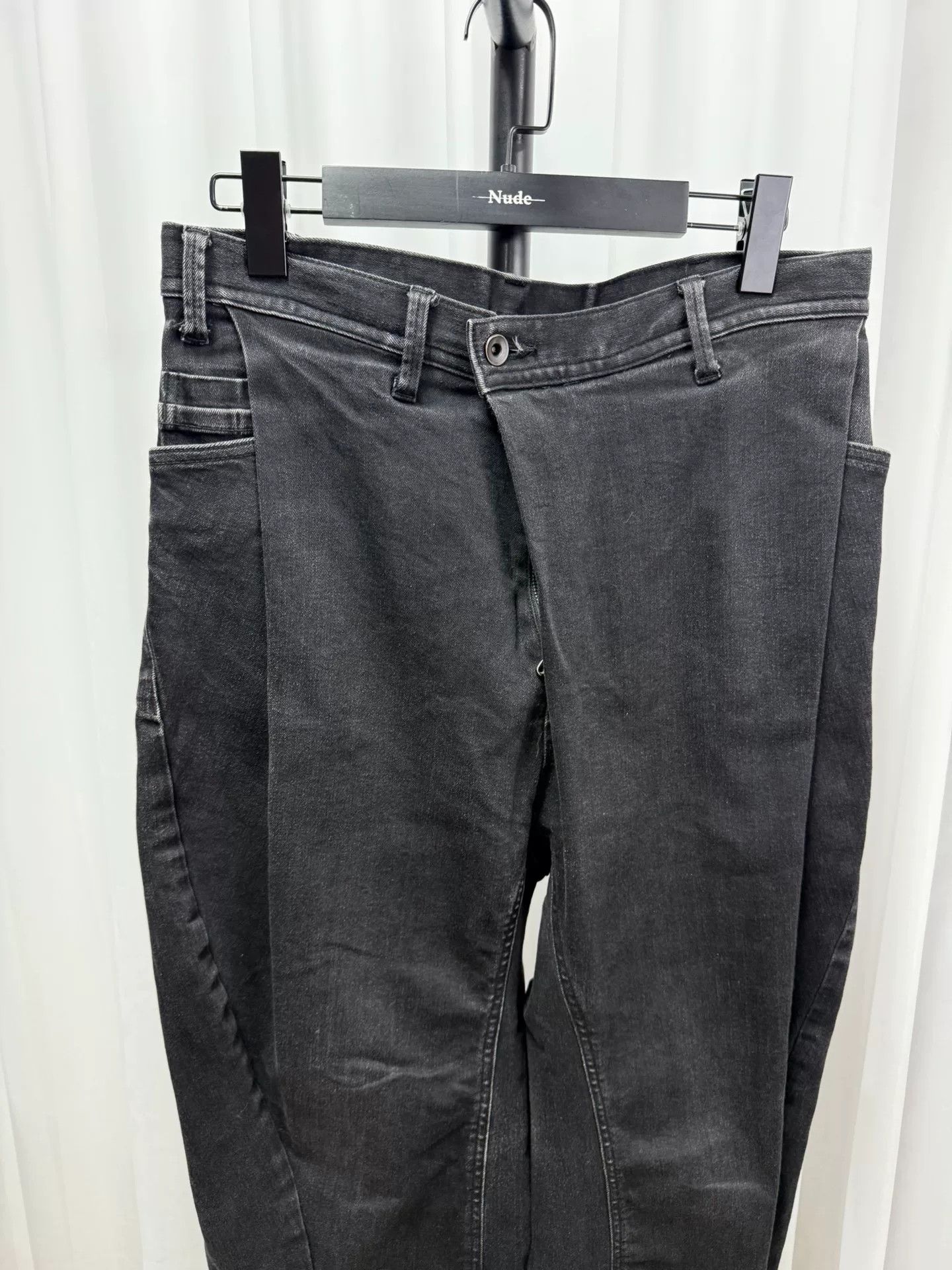 Comme des Garcons stylish foldable washed denim pants Size US 30 / EU 46 - 2 Thumbnail