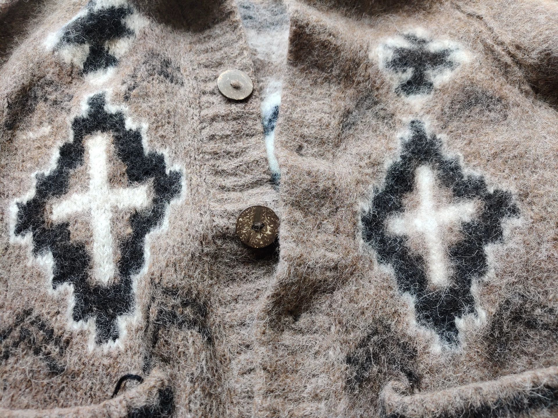Japanese Brand hand-knit barnstormers cardigan with eagle design Size US L / EU 52-54 / 3 - 7 Thumbnail