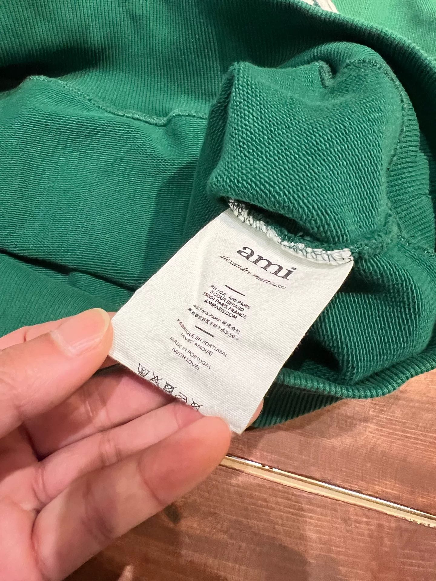 AMI ami paris green heart embroidered hoodie Size US M / EU 48-50 / 2 - 4 Thumbnail