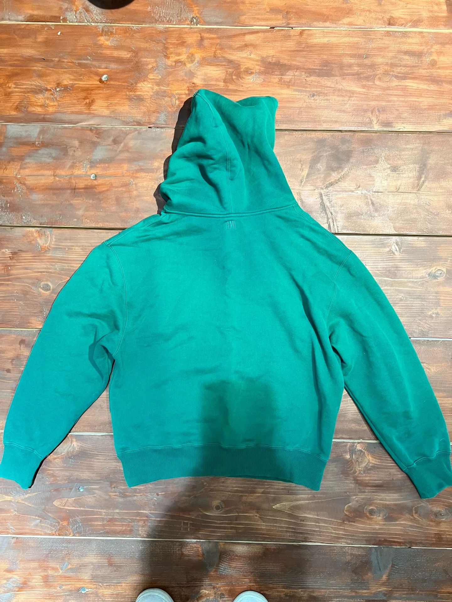 AMI ami paris green heart embroidered hoodie Size US M / EU 48-50 / 2 - 2 Thumbnail
