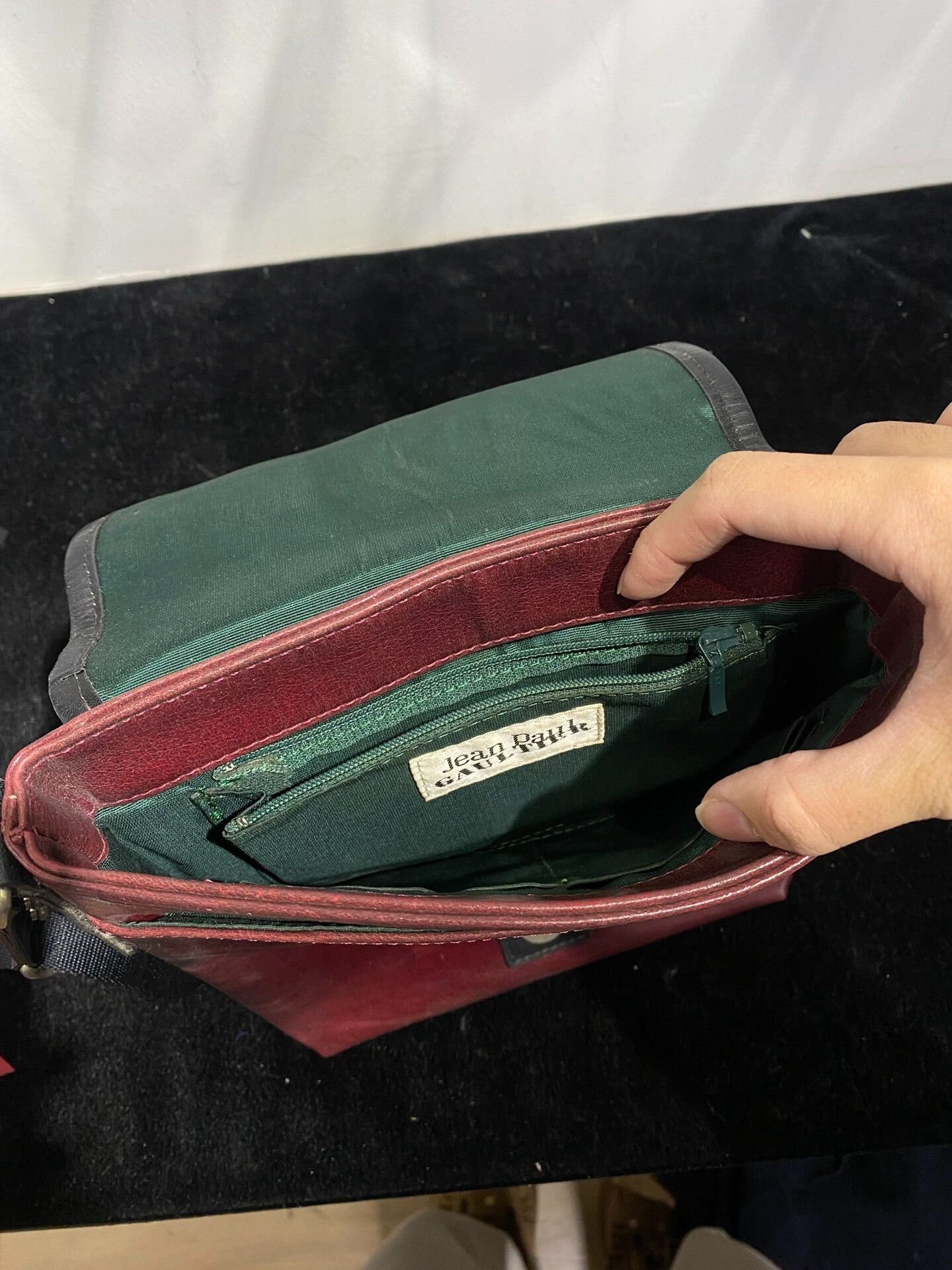 Jean Paul Gaultier Jean Paul Gaultier Burgundy Crossbody Bag Size ONE SIZE - 3 Thumbnail
