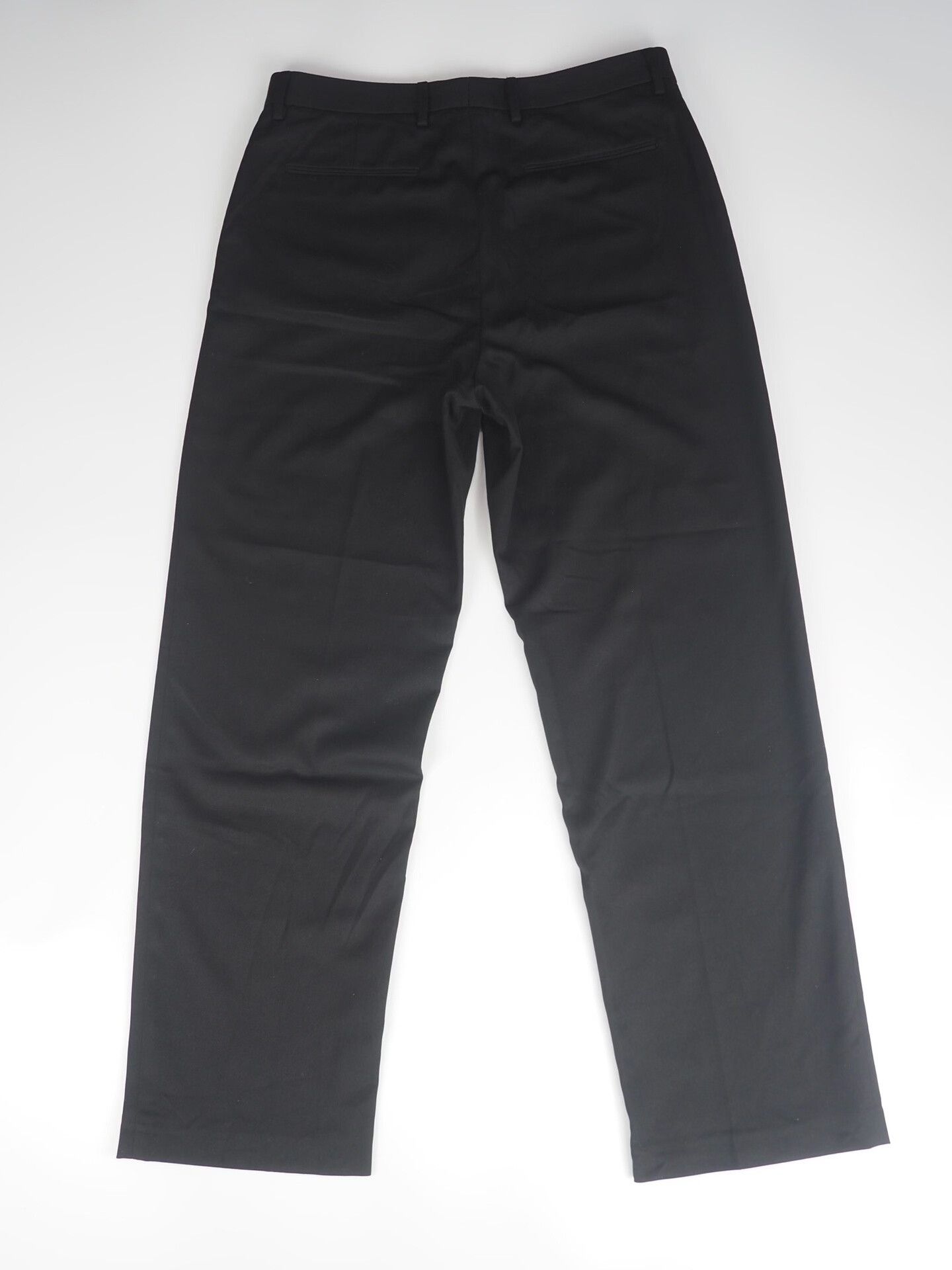 Valentino Valentino Black Straight-Leg Trousers Size IT50 Size US 31 - 2 Thumbnail