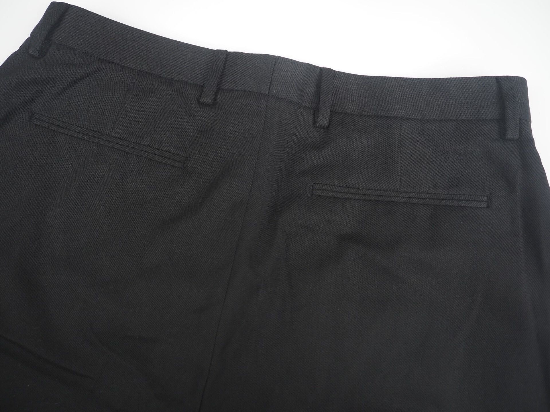 Valentino Valentino Black Straight-Leg Trousers Size IT50 Size US 31 - 4 Thumbnail