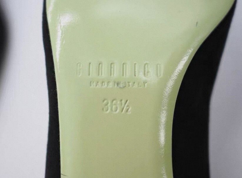 Japanese Brand giannico black suede flats size 36.5 Size US 6 / IT 36 - 6 Thumbnail