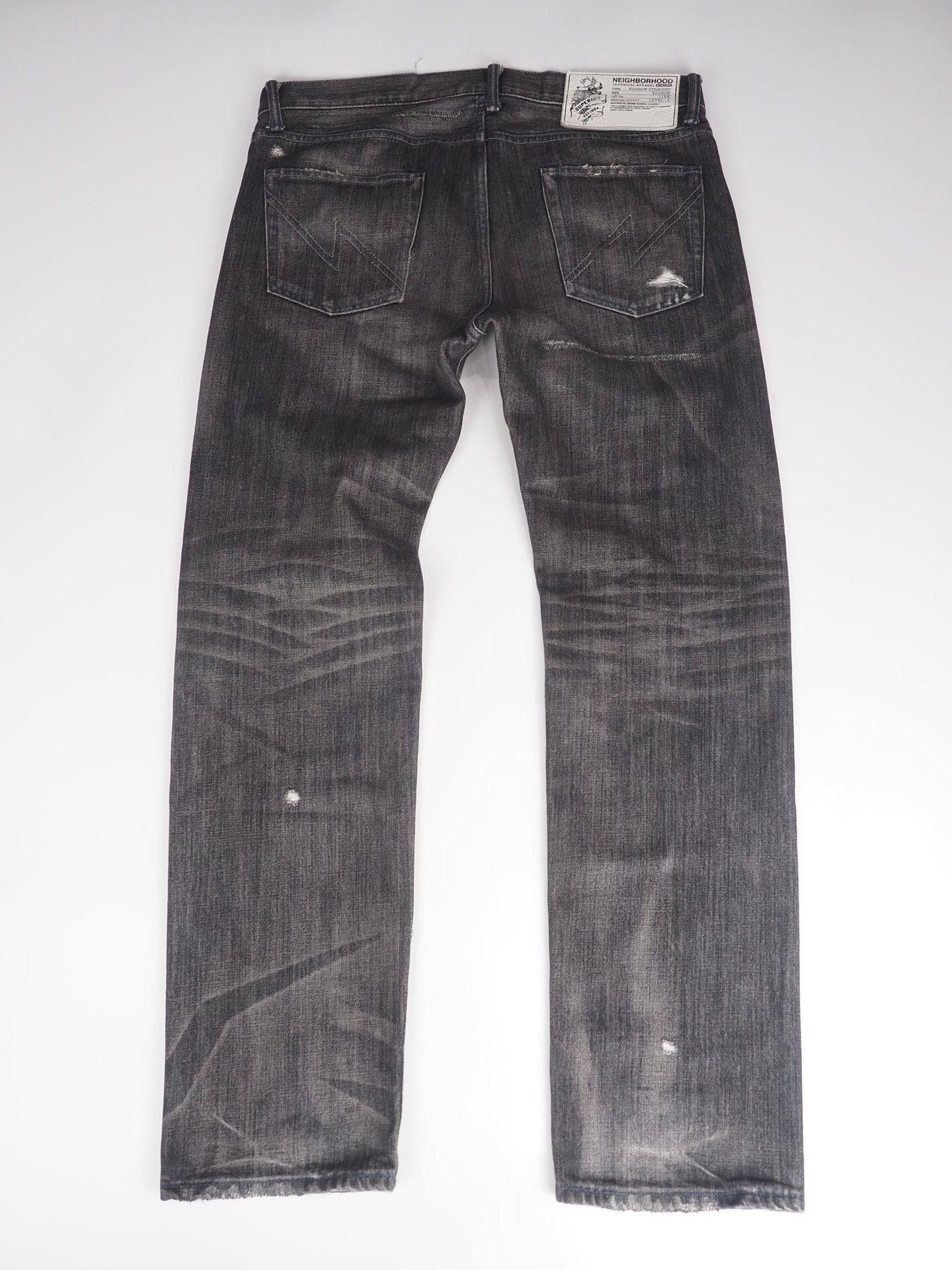Neighborhood Neighborhood Beaded Savage Narrow Denim Black Size US 34 / EU 50 - 3 Thumbnail