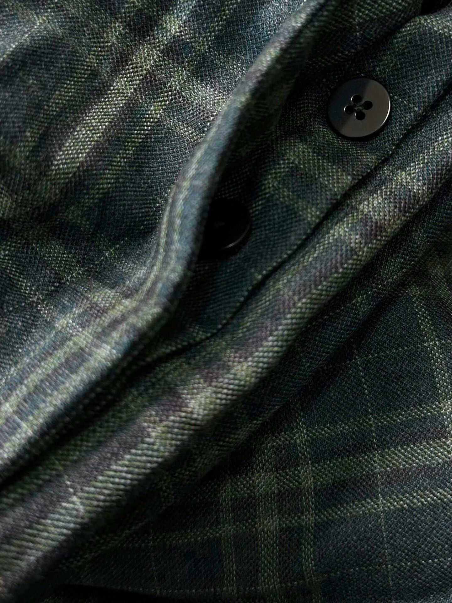 Japanese Brand plaid wool pants with drawstring waist Size US 26 / EU 42 - 6 Thumbnail