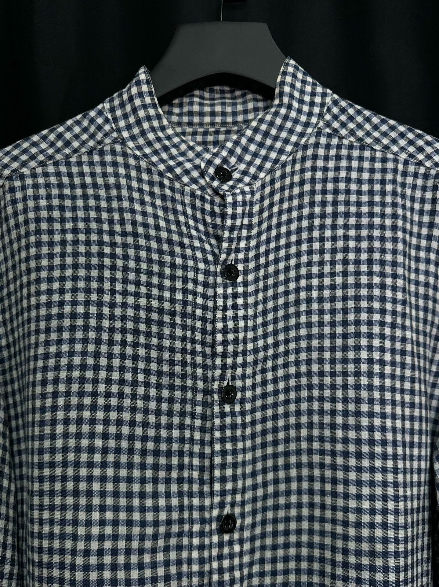 Japanese Brand workers style cotton linen shirt Size US L / EU 52-54 / 3 - 4 Thumbnail