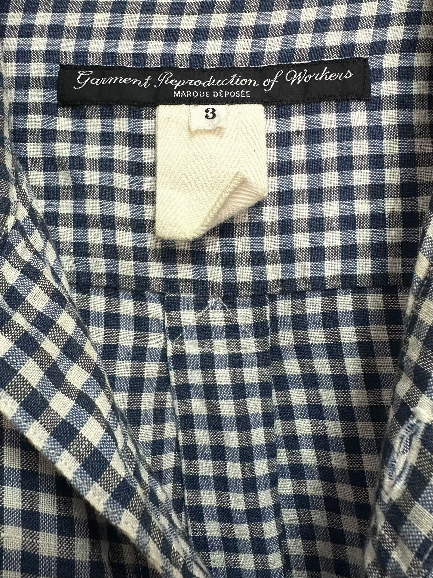 Japanese Brand workers style cotton linen shirt Size US L / EU 52-54 / 3 - 5 Thumbnail
