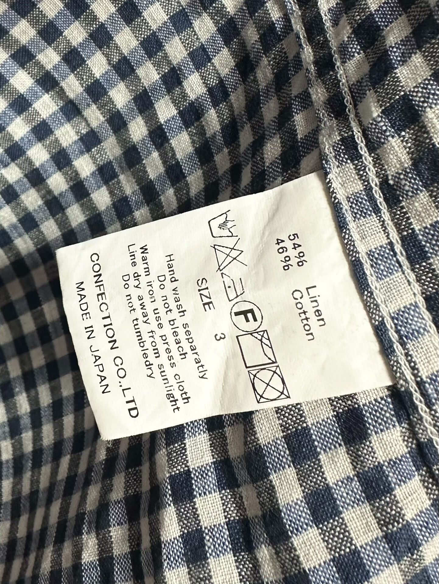 Japanese Brand workers style cotton linen shirt Size US L / EU 52-54 / 3 - 6 Thumbnail