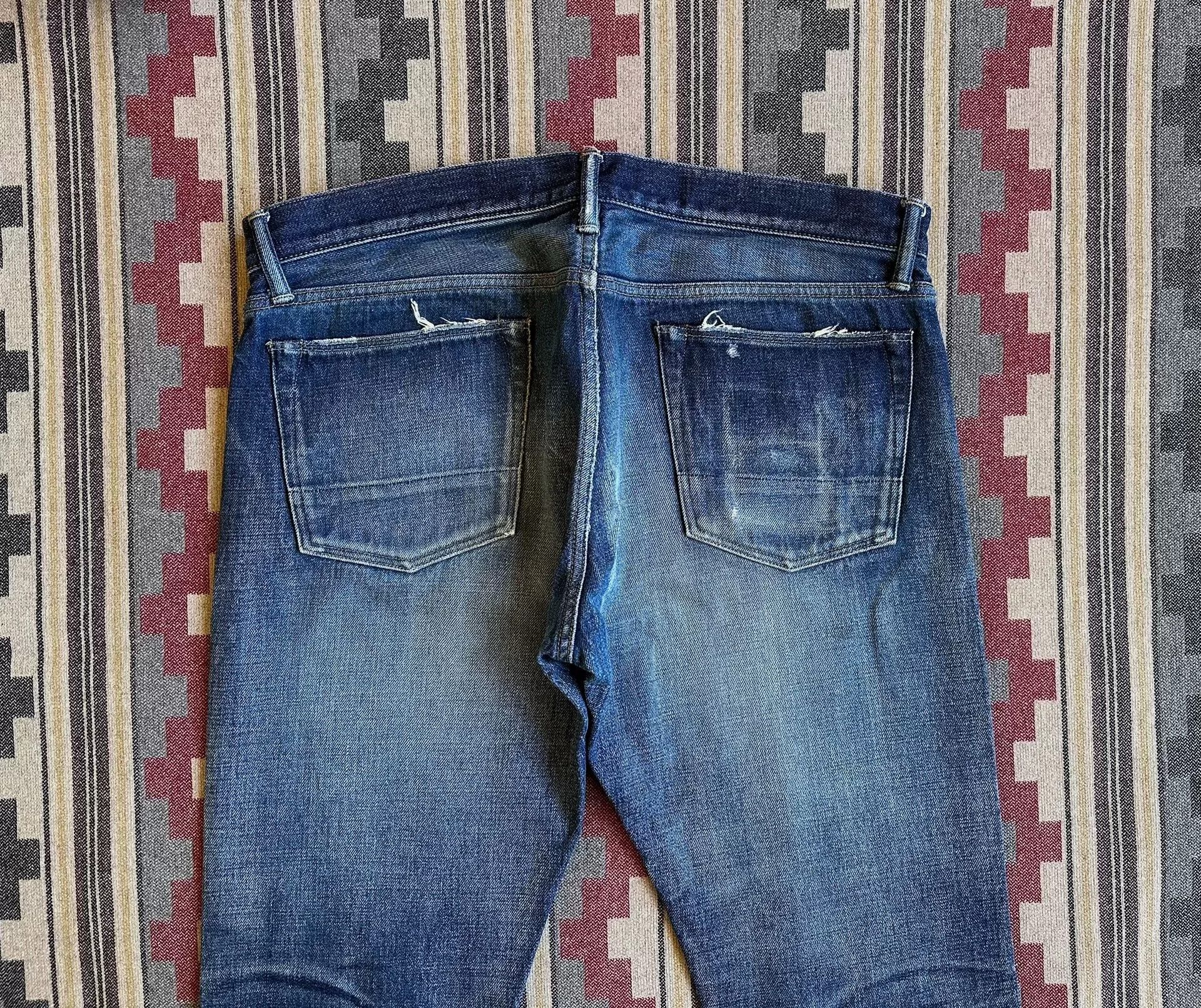 Japanese Brand fabric brand selvage denim pants Size US 33 - 4 Thumbnail