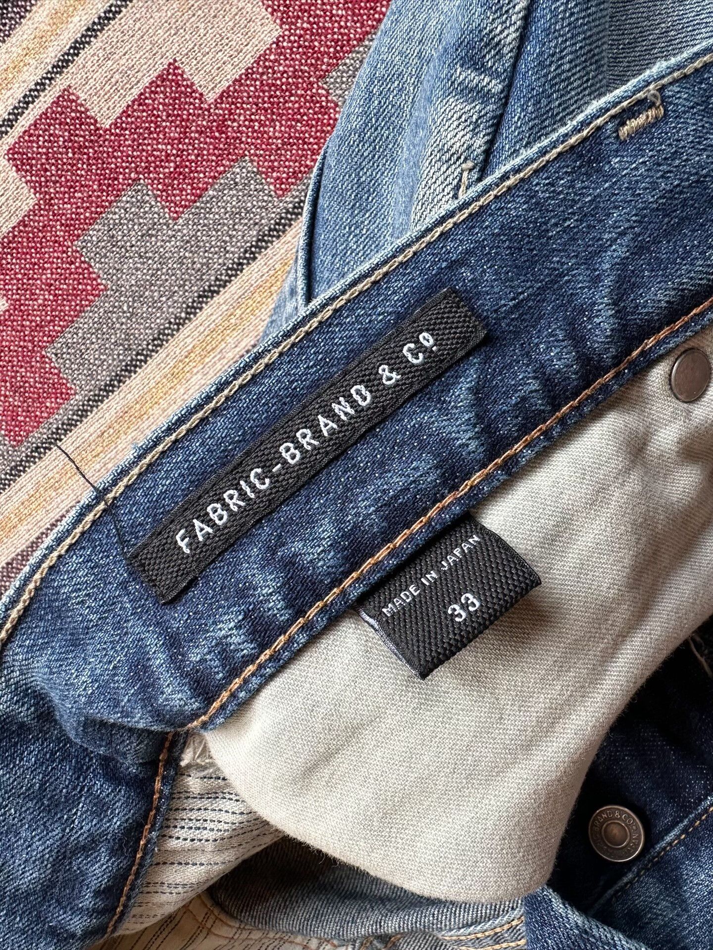 Vanquish fabric brand selvage denim pants Size US 33 - 8 Thumbnail