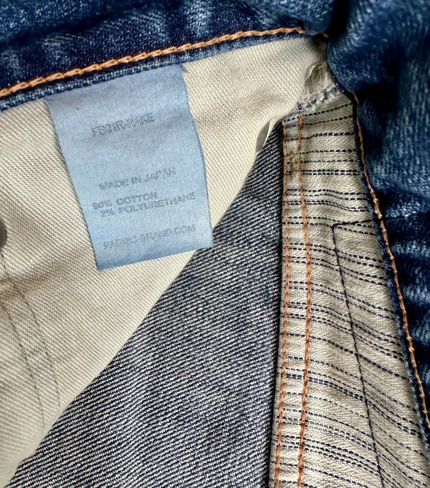 Vanquish fabric brand selvage denim pants Size US 33 - 7 Thumbnail