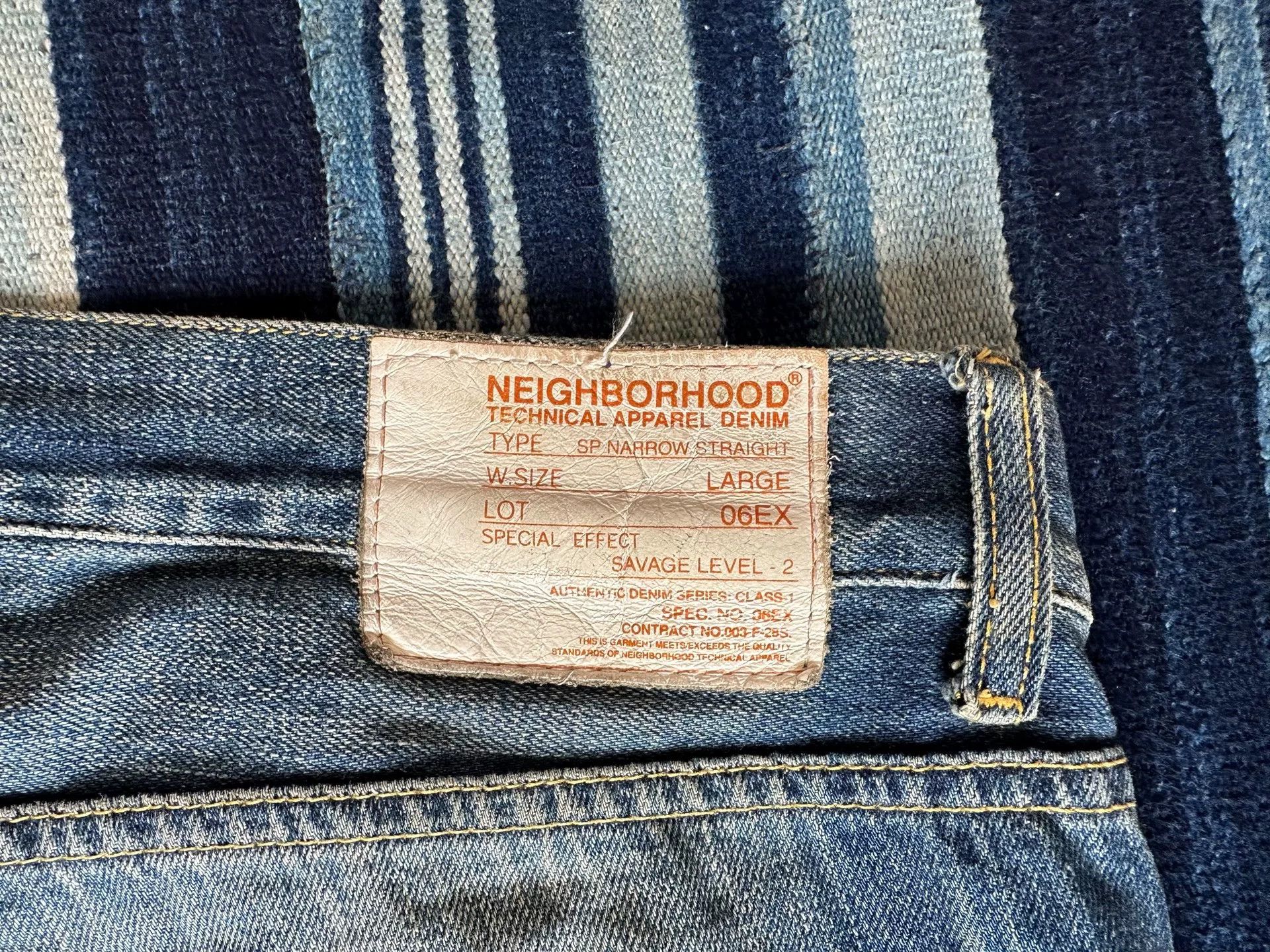 Neighborhood neighborhood 06EX SP Narrow Straight Jeans Size US 34 / EU 50 - 6 Thumbnail
