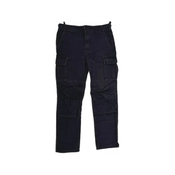 Balenciaga Balenciaga Black Pocket Cargo Pants for Men Size US 31 - 2 Thumbnail