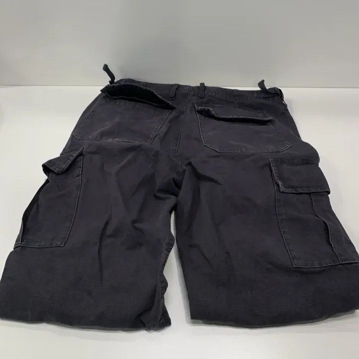 Balenciaga Balenciaga Black Pocket Cargo Pants for Men Size US 31 - 11 Thumbnail