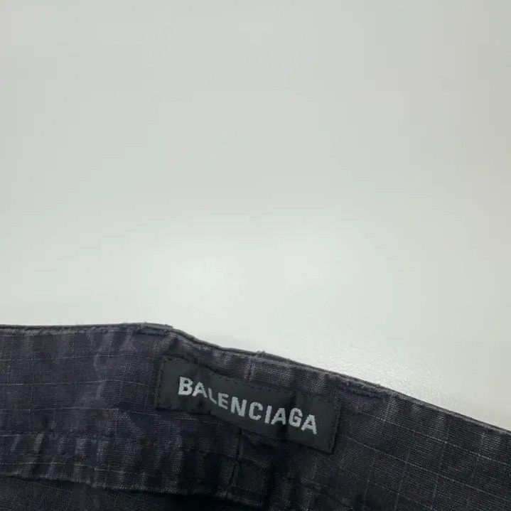Balenciaga Balenciaga Black Pocket Cargo Pants for Men Size US 31 - 6 Thumbnail