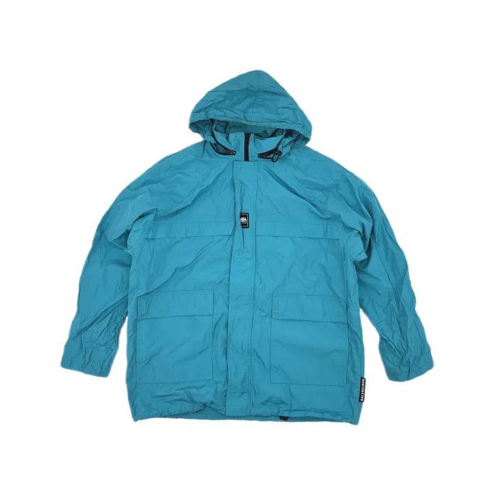 Balenciaga Balenciaga Hooded Windbreaker Jacket Size US L / EU 52-54 / 3 - 2 Thumbnail