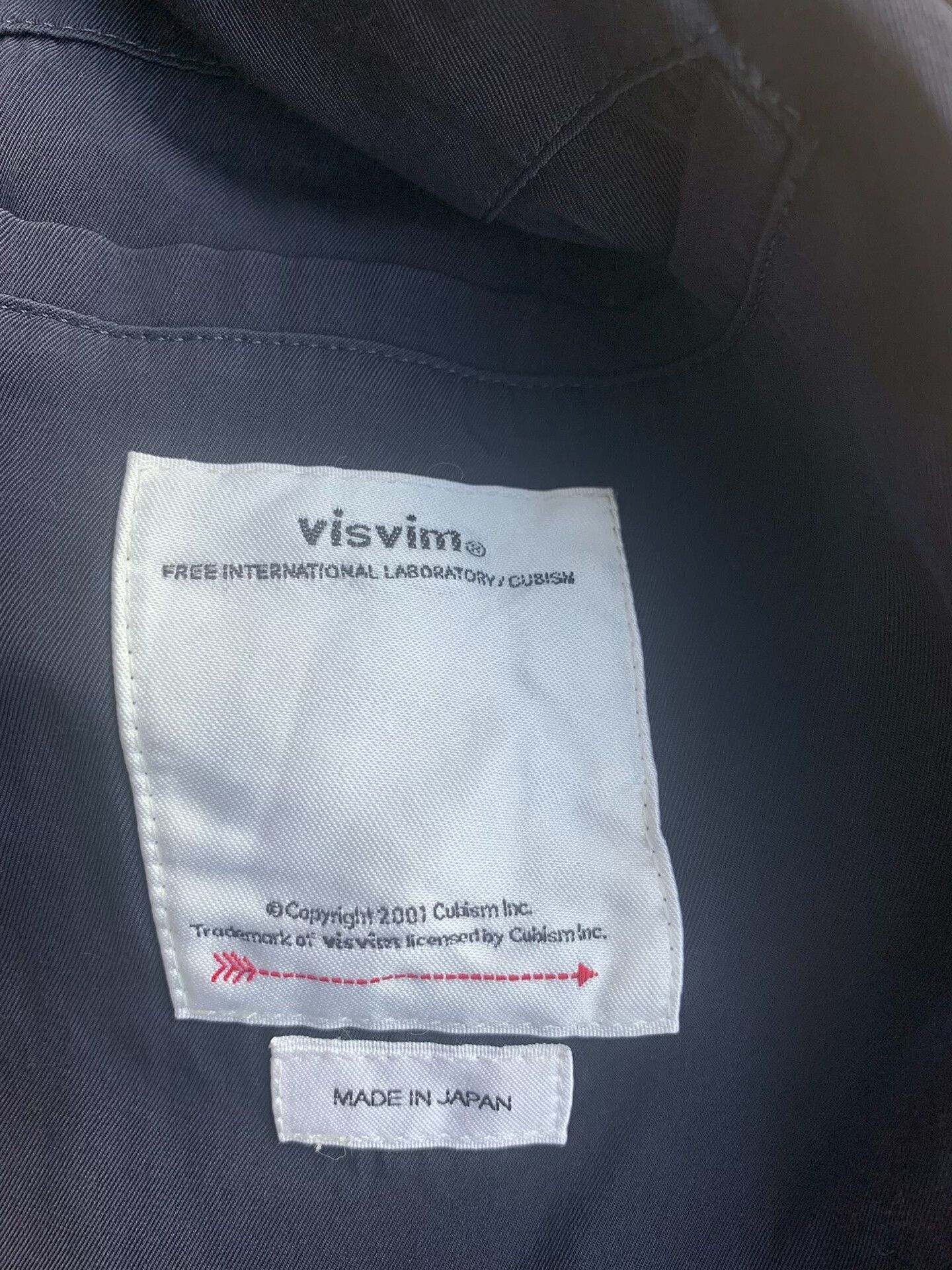 Visvim navy wool-linen blend casual jacket Size US L / EU 52-54 / 3 - 4 Thumbnail