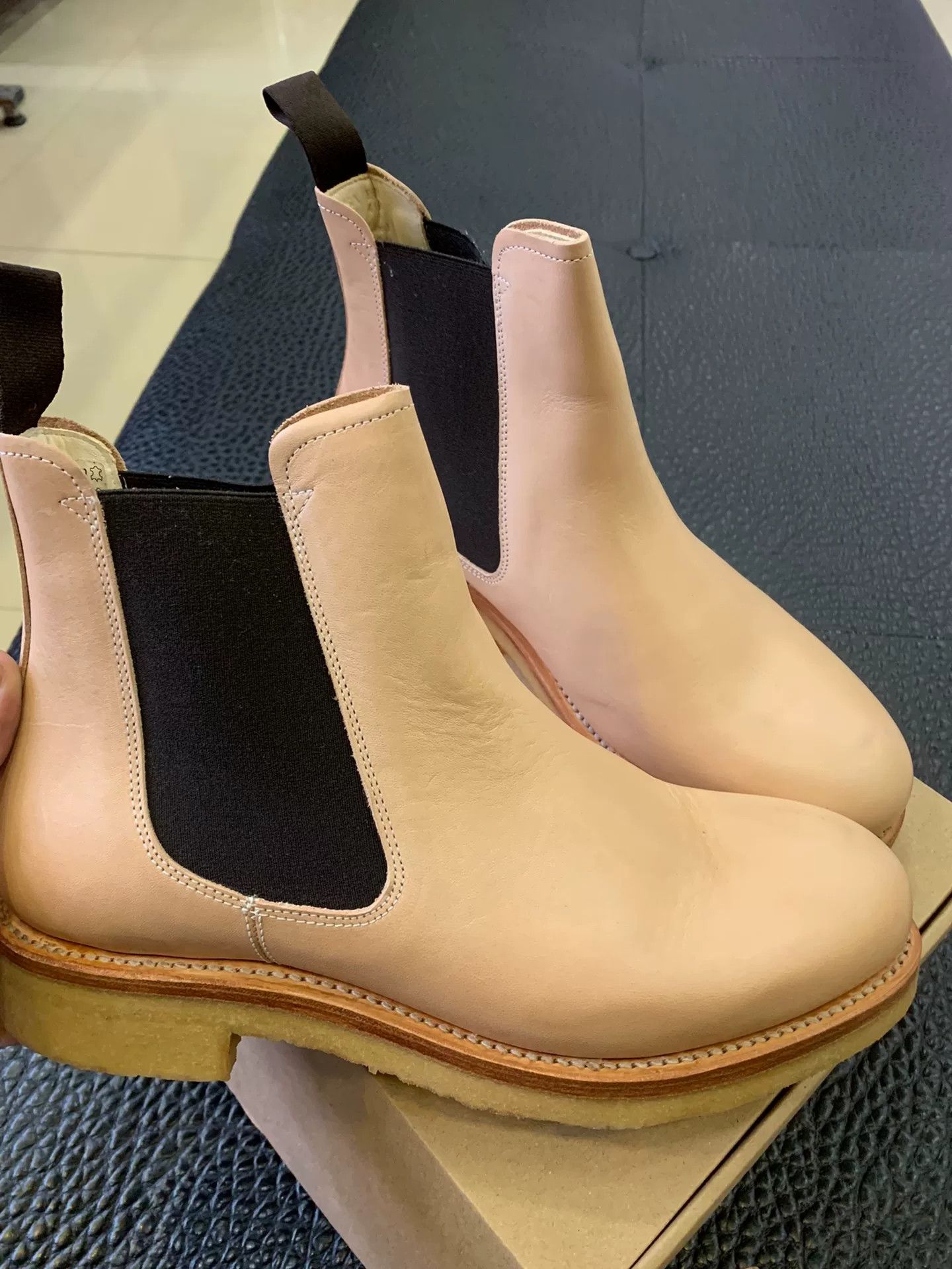 Japanese Brand natural leather chelsea boots size 8.5 Size US 8.5 / EU 41-42 - 2 Thumbnail