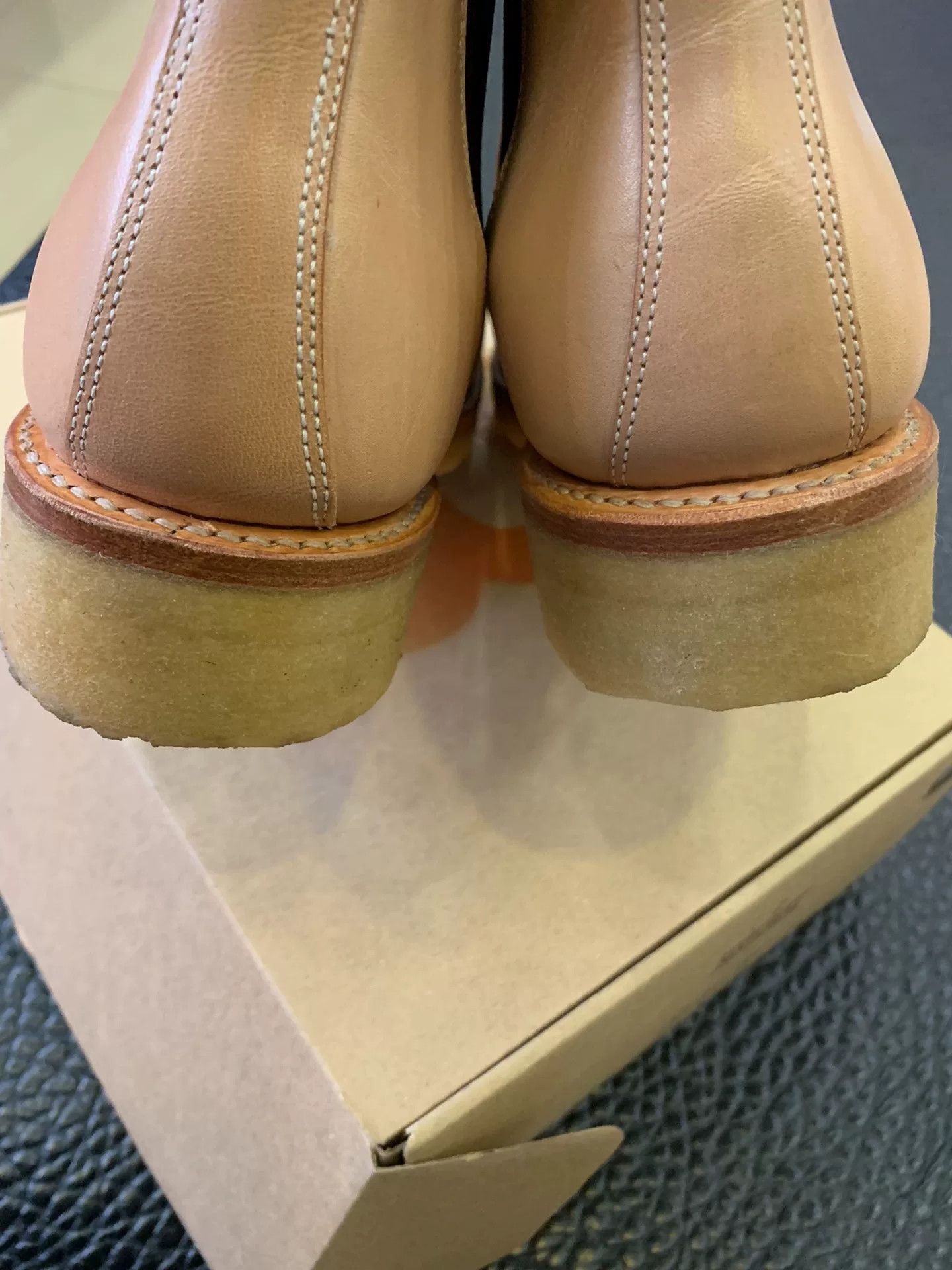 Japanese Brand natural leather chelsea boots size 8.5 Size US 8.5 / EU 41-42 - 3 Thumbnail