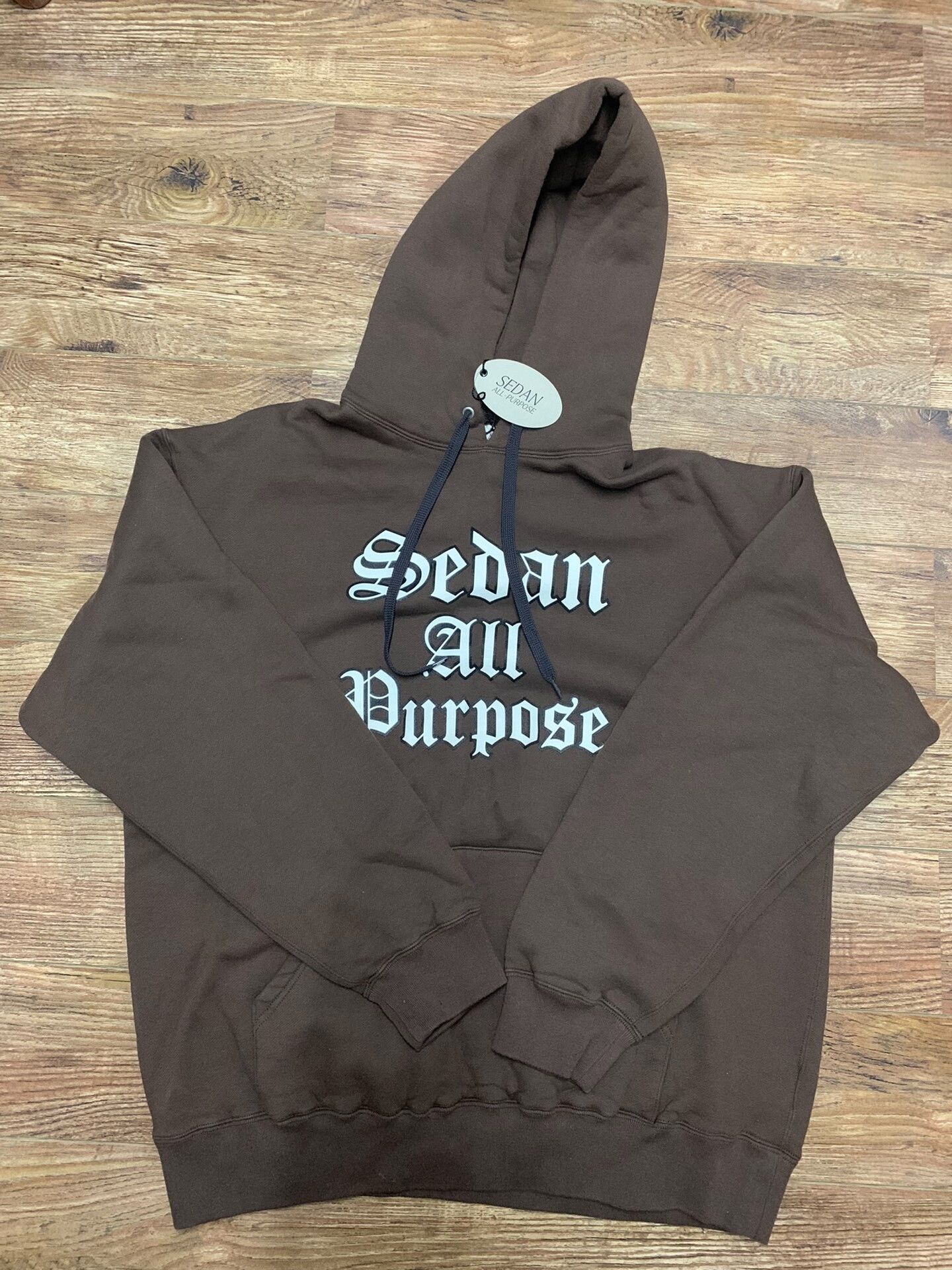 Japanese Brand sedan all-purpose old english logo hoodie Size US XL / EU 56 / 4 - 3 Thumbnail