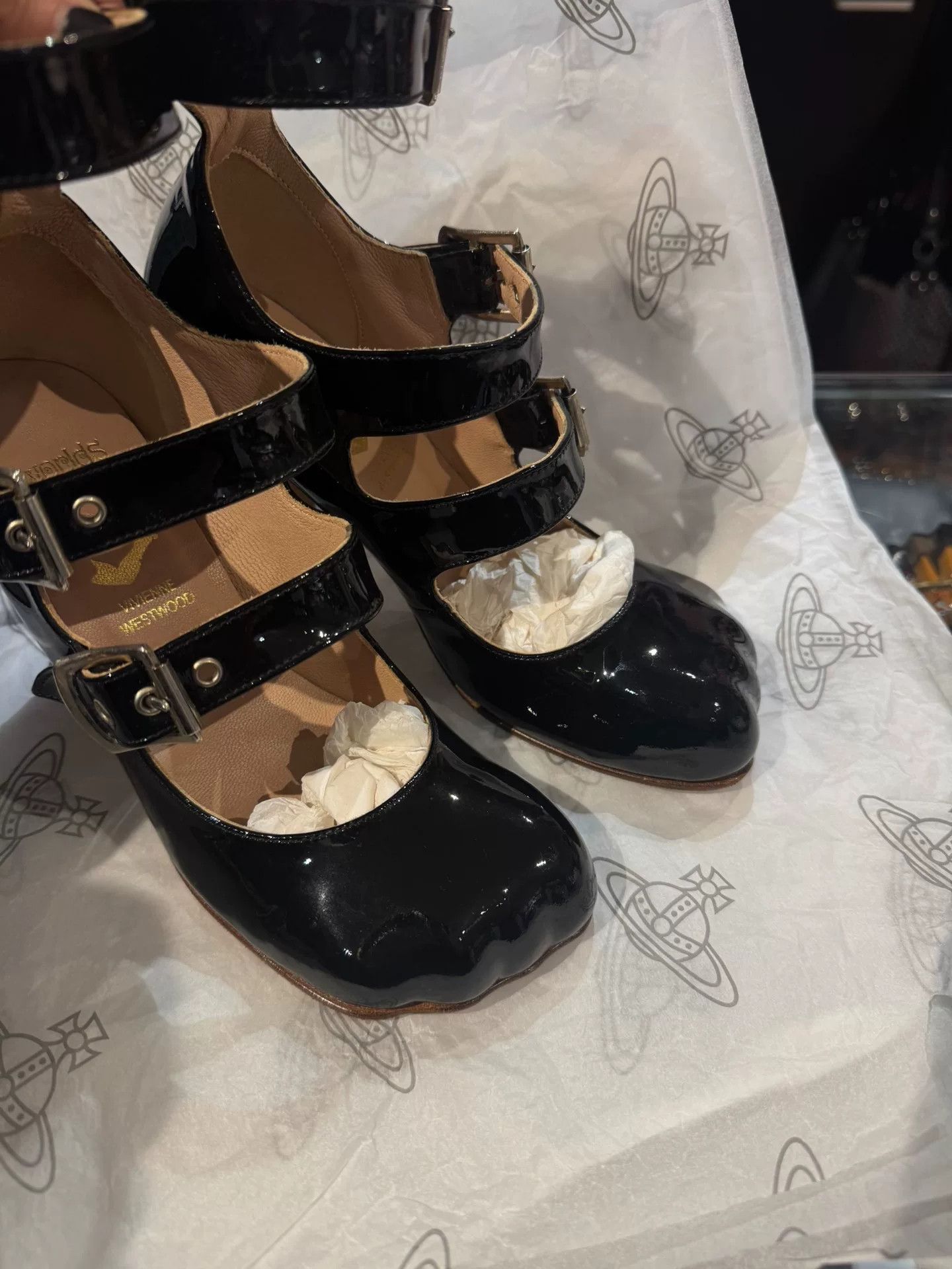 Vivienne Westwood vivienne westwood black patent kitten heels Size US 7 / IT 37 - 2 Thumbnail