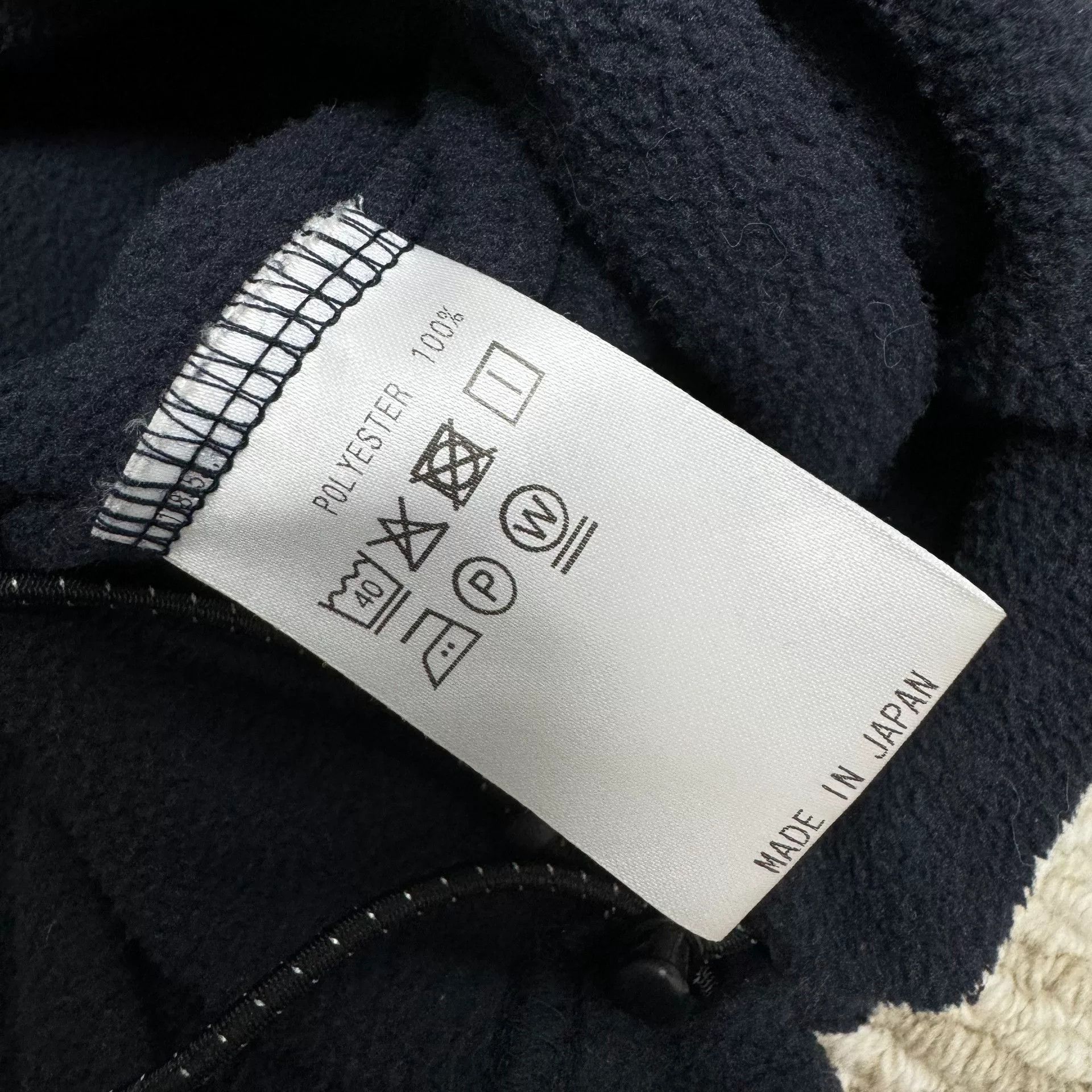 Japanese Brand navy fleece hooded jacket with pockets Size US XXL / EU 58 / 5 - 5 Thumbnail