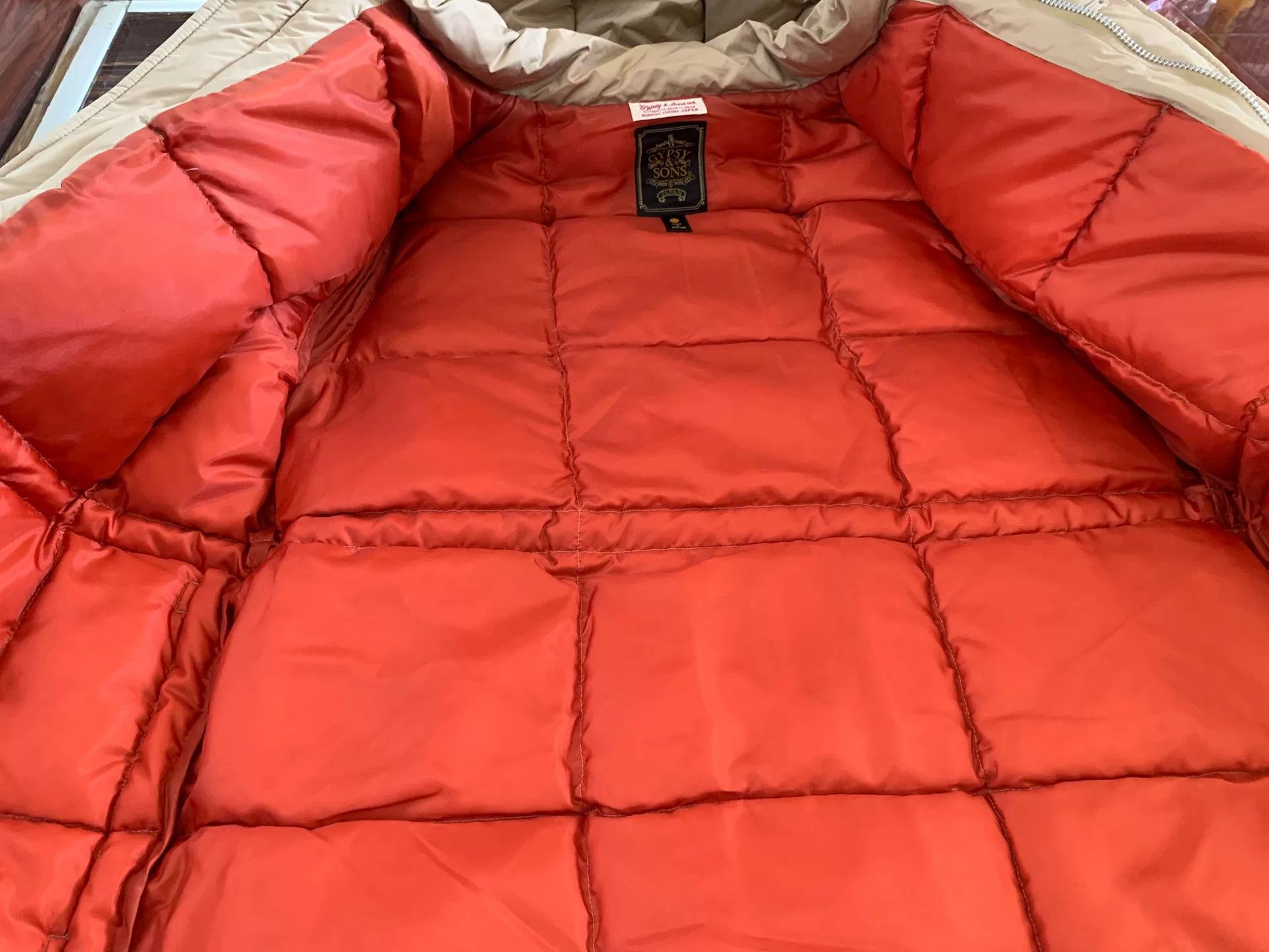 Japanese Brand gypsy sons down jacket with hood Size US M / EU 48-50 / 2 - 3 Thumbnail
