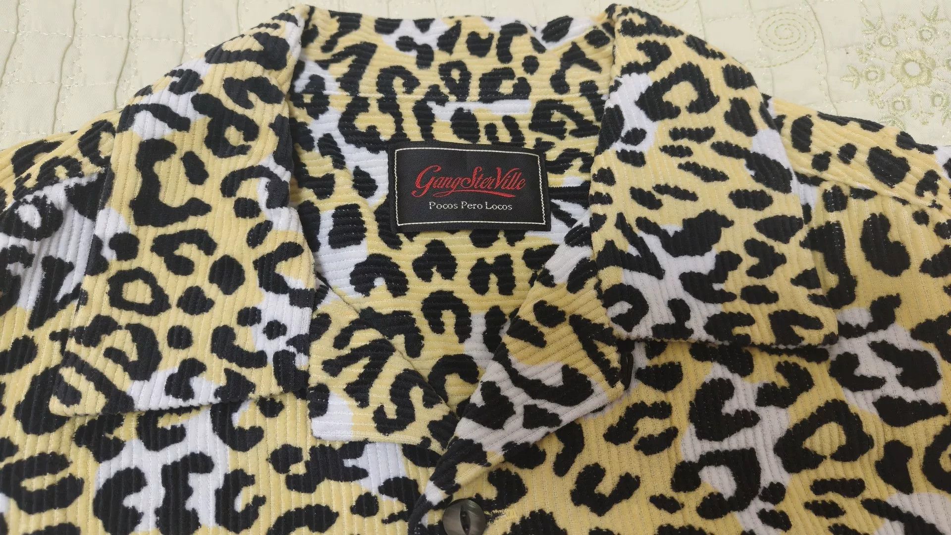 Japanese Brand gangsterville leopard print long sleeve shirt Size US L / EU 52-54 / 3 - 4 Thumbnail