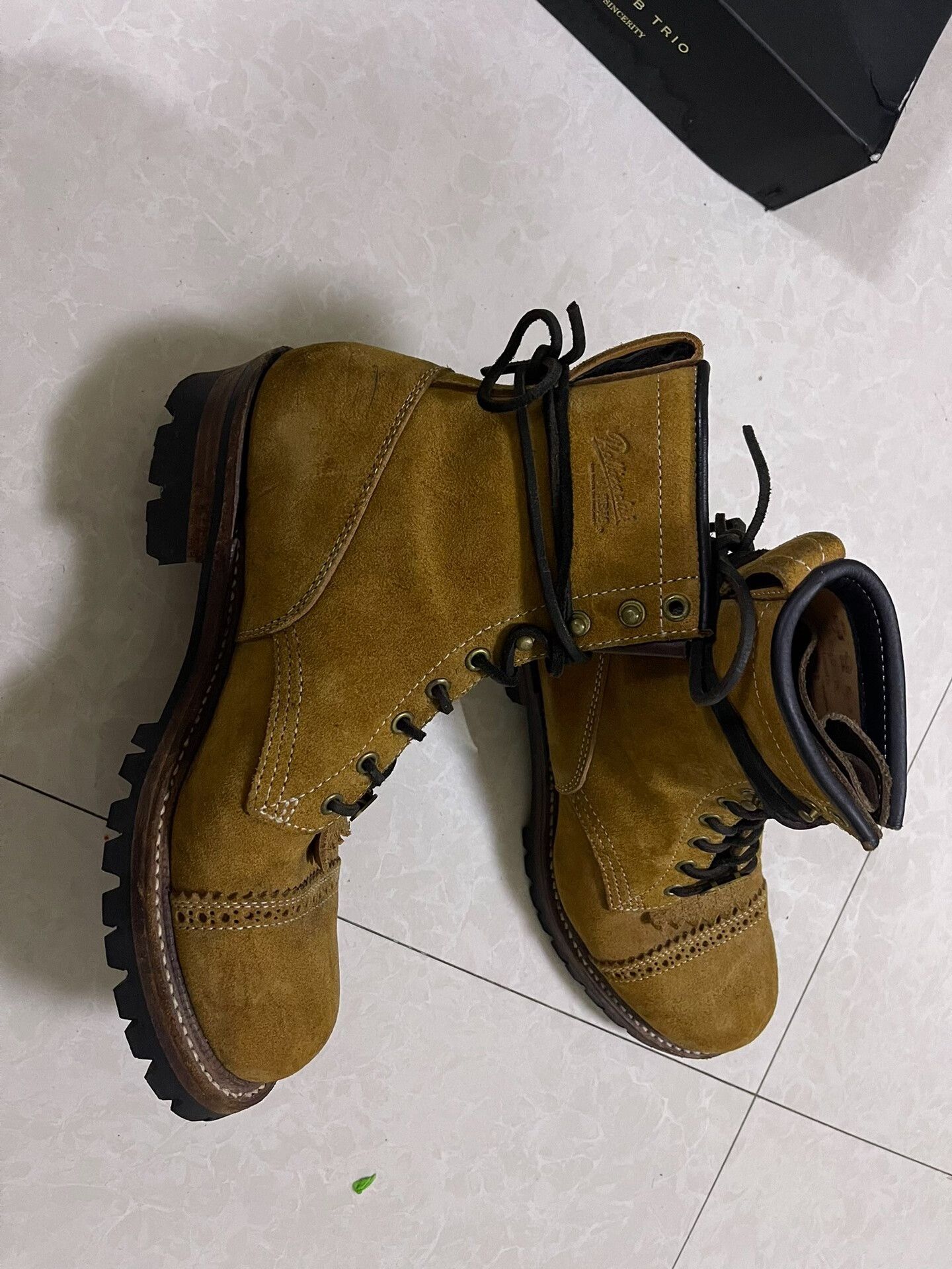 Japanese Brand limited edition de yong sheng combat boots Size US 8.5 / EU 41-42 - 4 Thumbnail