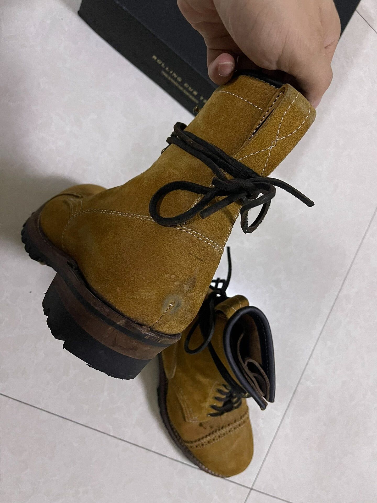 Japanese Brand limited edition de yong sheng combat boots Size US 8.5 / EU 41-42 - 5 Thumbnail