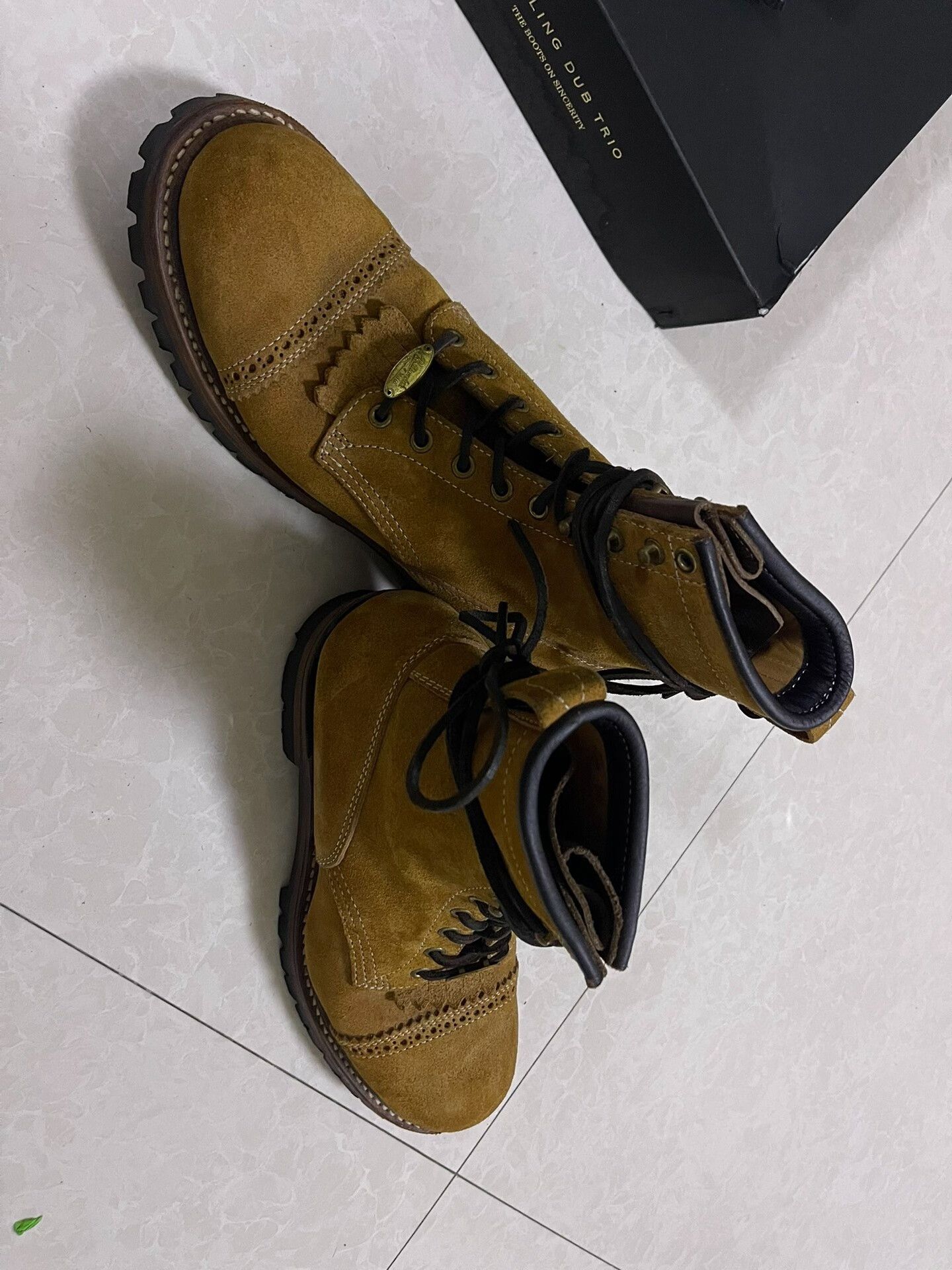 Japanese Brand limited edition de yong sheng combat boots Size US 8.5 / EU 41-42 - 2 Thumbnail